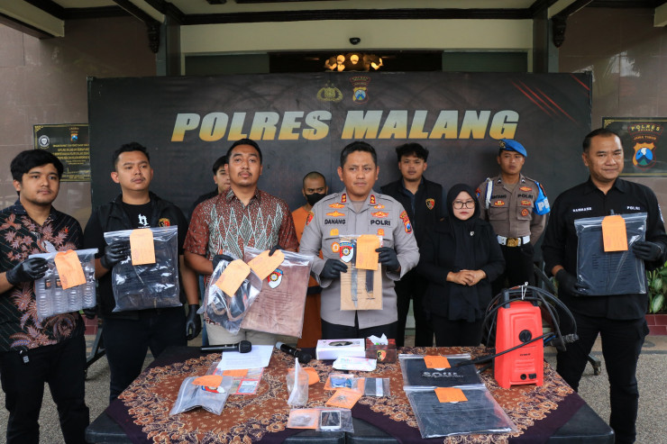 Polres Malang Amankan Tersangka Pembunuhan di Gondanglegi, Rebutan Toilet Berujung Maut
